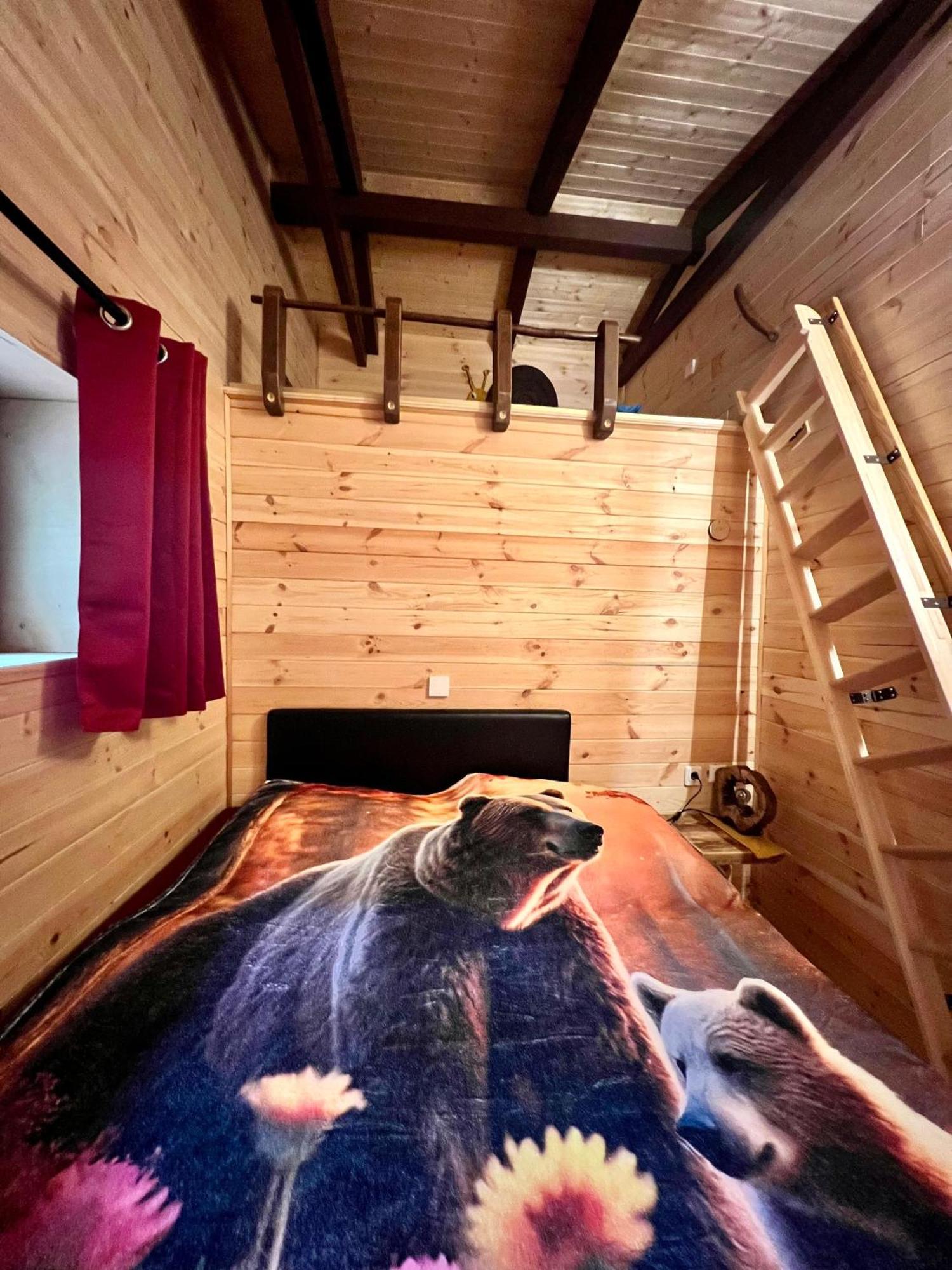 Holzhaus Baerenhoehle Am Wald Und See Neuruppin Eksteriør billede